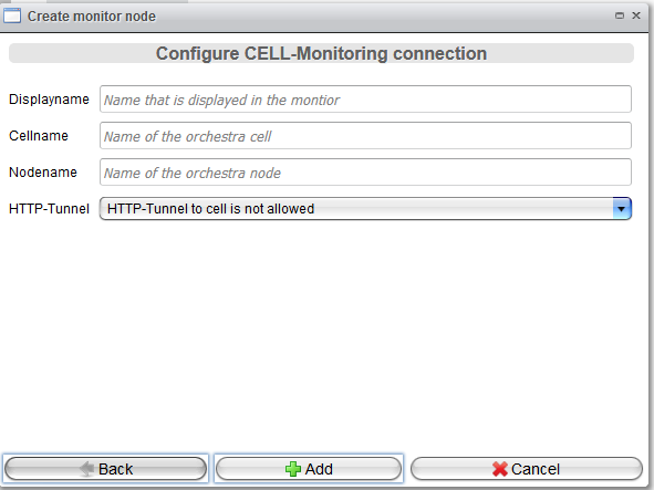 Configuration of a cell connection