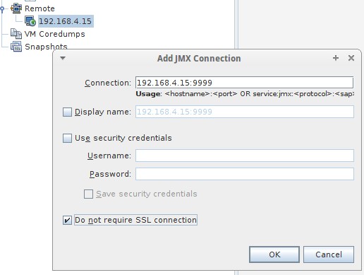 Add JMX Connection