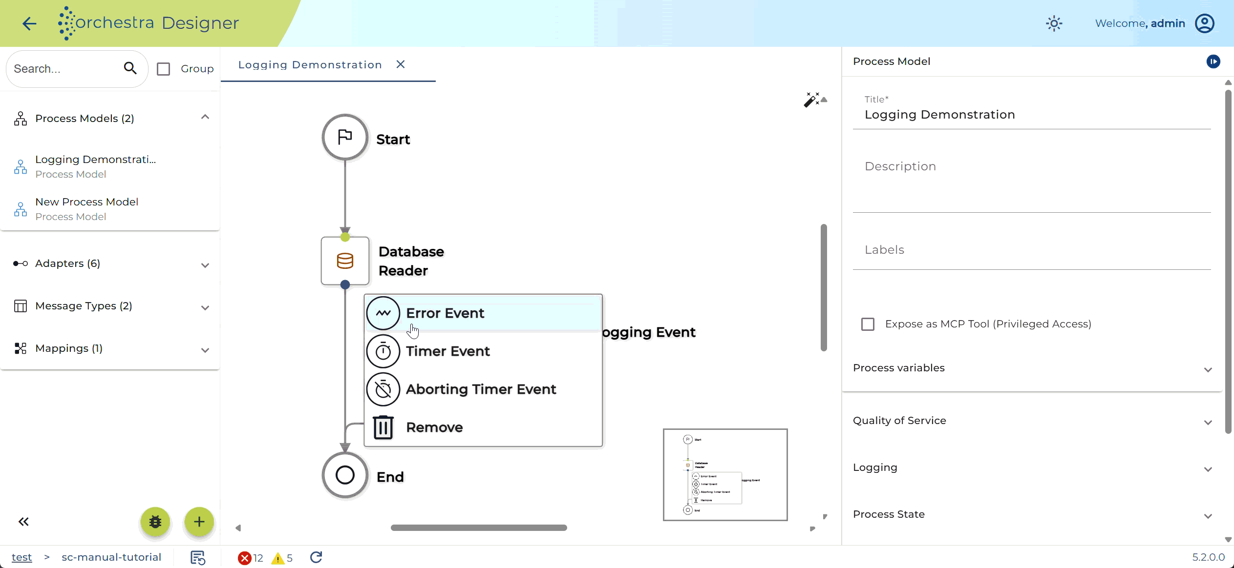 Creating a new Event