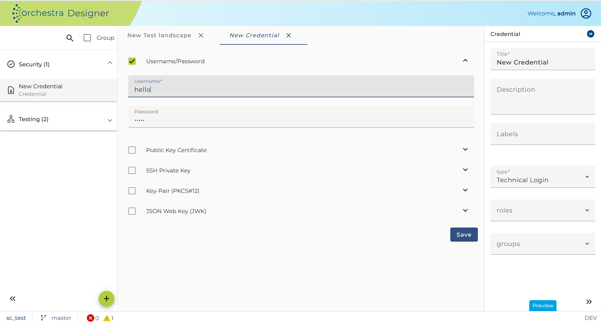 create_credential