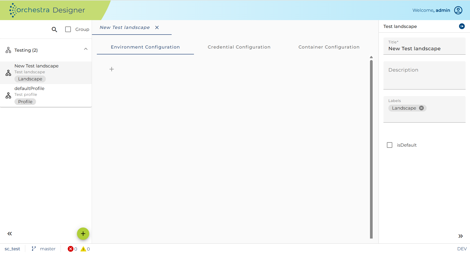 create_testLandscape