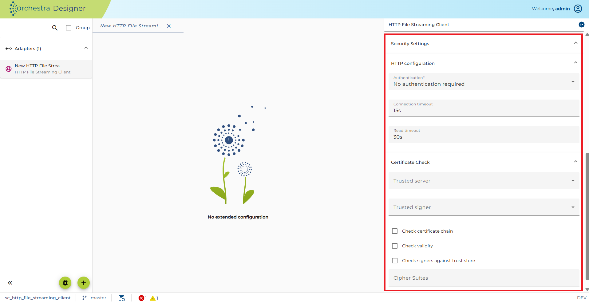 cloud connector authentication