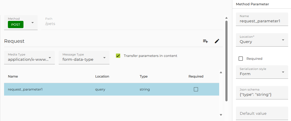 designer_REST-request-parameter-editor