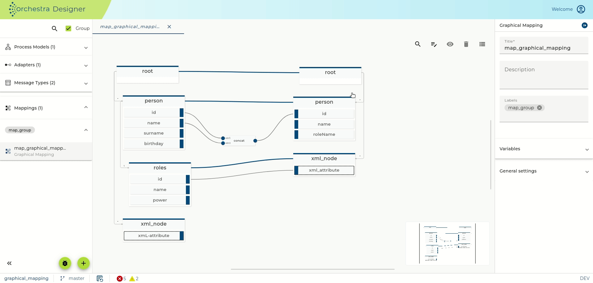 Graphical Mapping Filter And Spacing