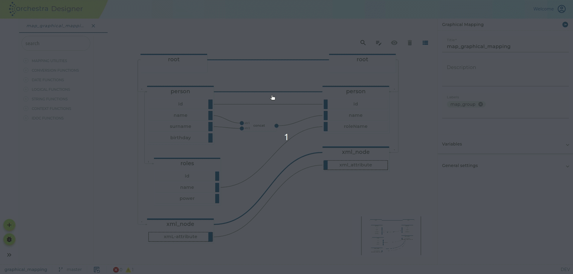 Graphical Mapping Navigation
