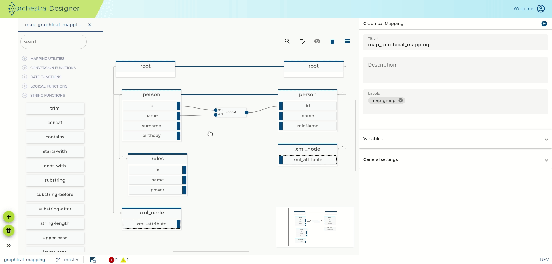 Graphical Mapping Search