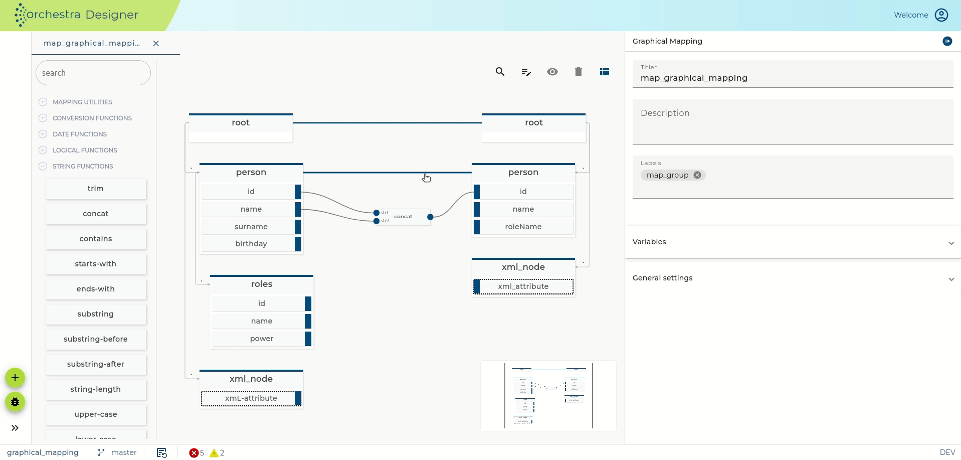Graphical Mapping Select And Highlight