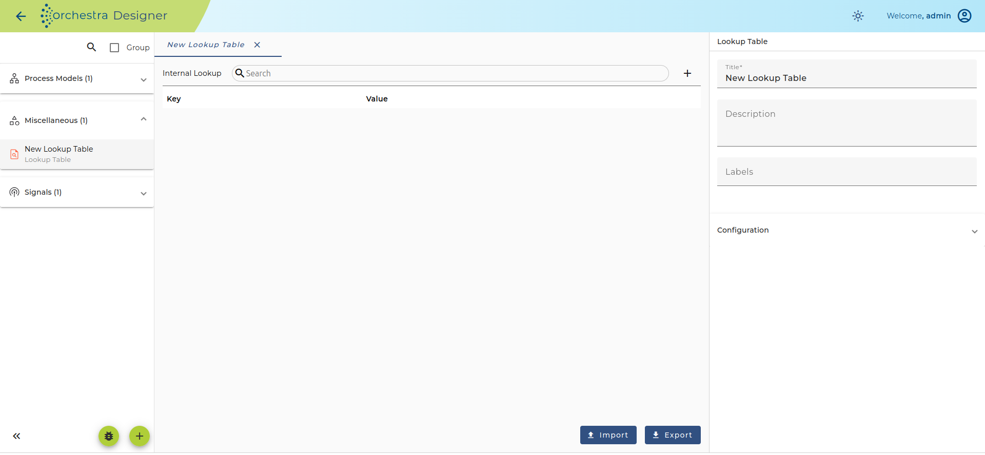 A new lookup table
