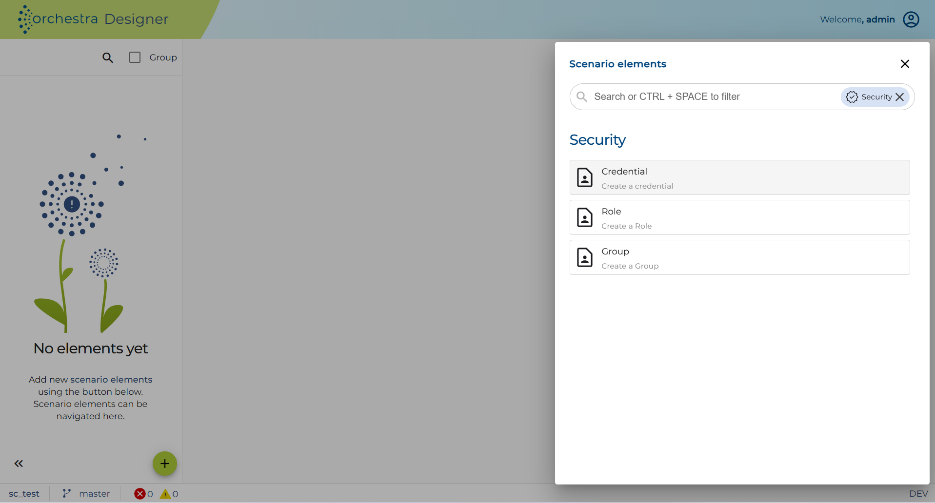 select_credential