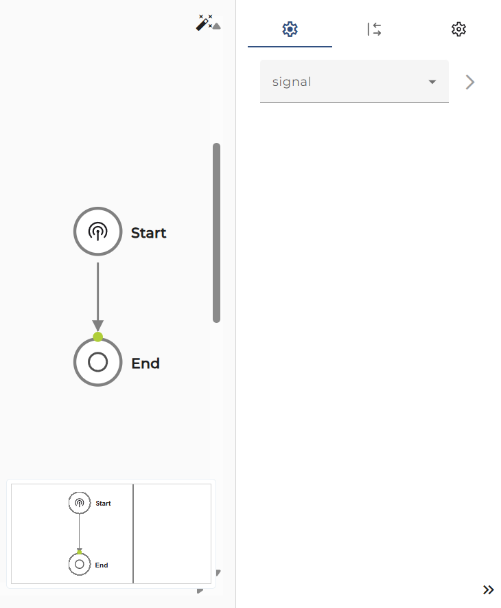 start signal configuration